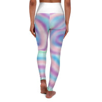 High Waisted "Cotton Candy" Yoga Leggings