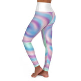 High Waisted "Cotton Candy" Yoga Leggings