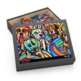 Trippy Pups Puzzle (252-Piece)