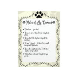 A Dog's Rules Poster #2