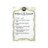 A Dog's Rules Poster #2