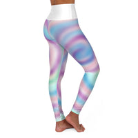 High Waisted "Cotton Candy" Yoga Leggings