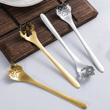 2Pcs/Set Dog Paw Coffee Spoons