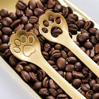 2Pcs/Set Dog Paw Coffee Spoons